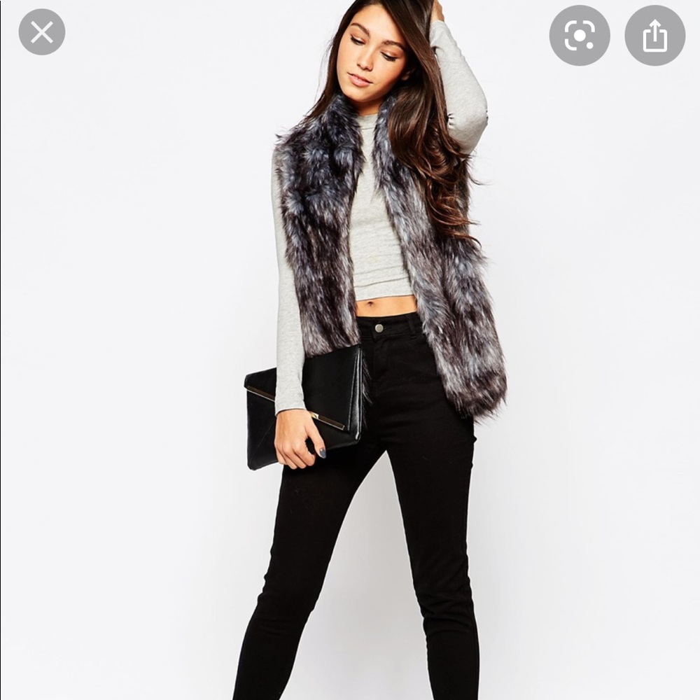 BCBGeneration Faux Fur Vest